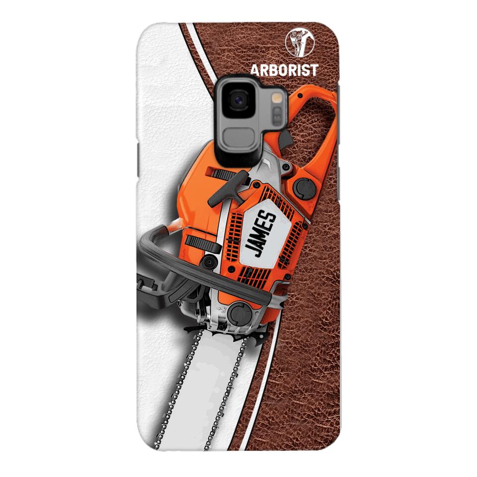 Personalized Arborist Phonecase Printed 22APR-LN05