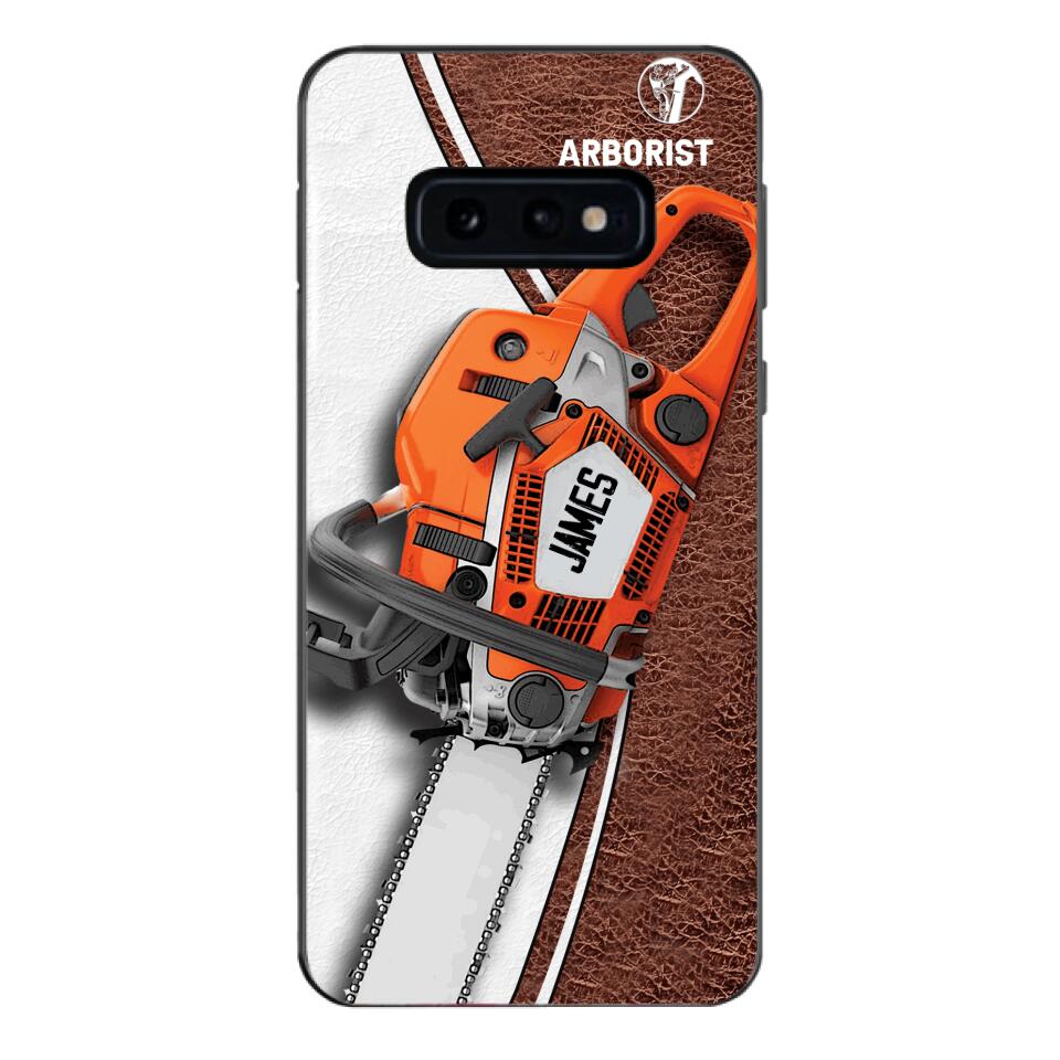 Personalized Arborist Phonecase Printed 22APR-LN05