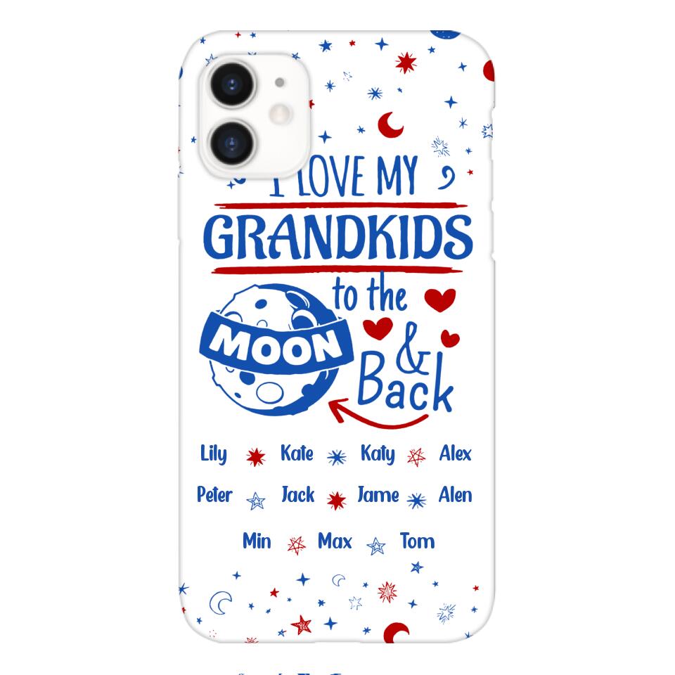 Personalized I Love My Grandkid Phone Case Printed 3T 0604