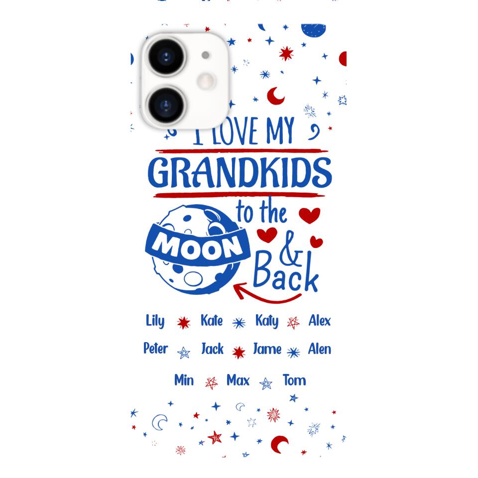 Personalized I Love My Grandkid Phone Case Printed 3T 0604
