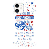 Personalized I Love My Grandkid Phone Case Printed 3T 0604