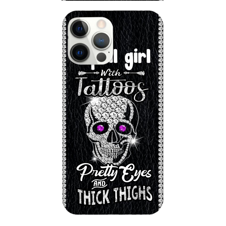 Personalized Girl with tattoos Phone Case Printed T3Q 0604