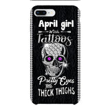 Personalized Girl with tattoos Phone Case Printed T3Q 0604