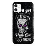 Personalized Girl with tattoos Phone Case Printed T3Q 0604