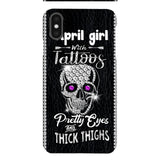 Personalized Girl with tattoos Phone Case Printed T3Q 0604