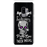 Personalized Girl with tattoos Phone Case Printed T3Q 0604
