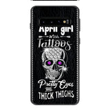 Personalized Girl with tattoos Phone Case Printed T3Q 0604