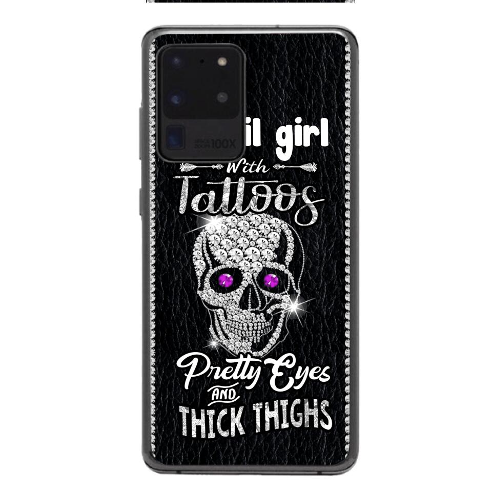 Personalized Girl with tattoos Phone Case Printed T3Q 0604
