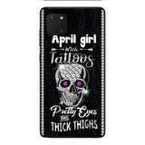 Personalized Girl with tattoos Phone Case Printed T3Q 0604