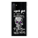 Personalized Girl with tattoos Phone Case Printed T3Q 0604