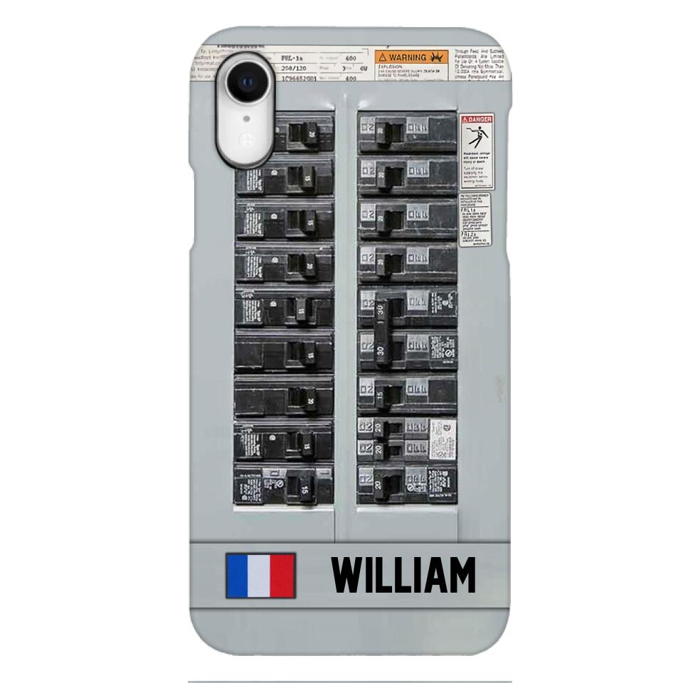 Personalized France Electrician Phone Case Printed 22APR-MQ06
