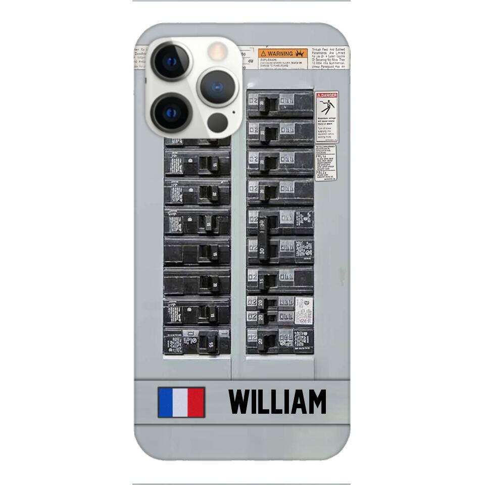 Personalized France Electrician Phone Case Printed 22APR-MQ06