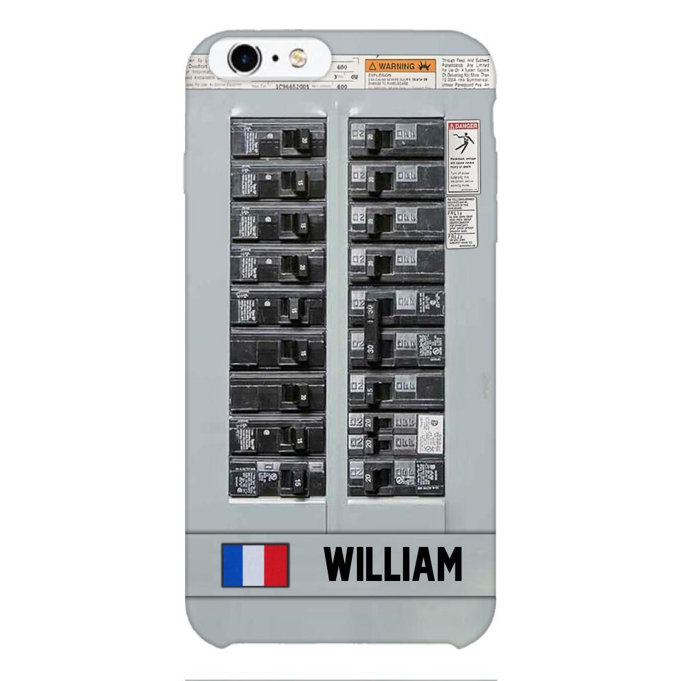 Personalized France Electrician Phone Case Printed 22APR-MQ06