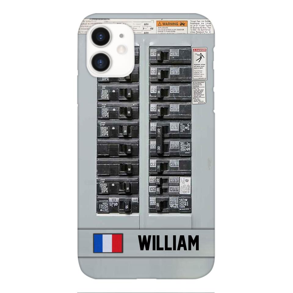 Personalized France Electrician Phone Case Printed 22APR-MQ06