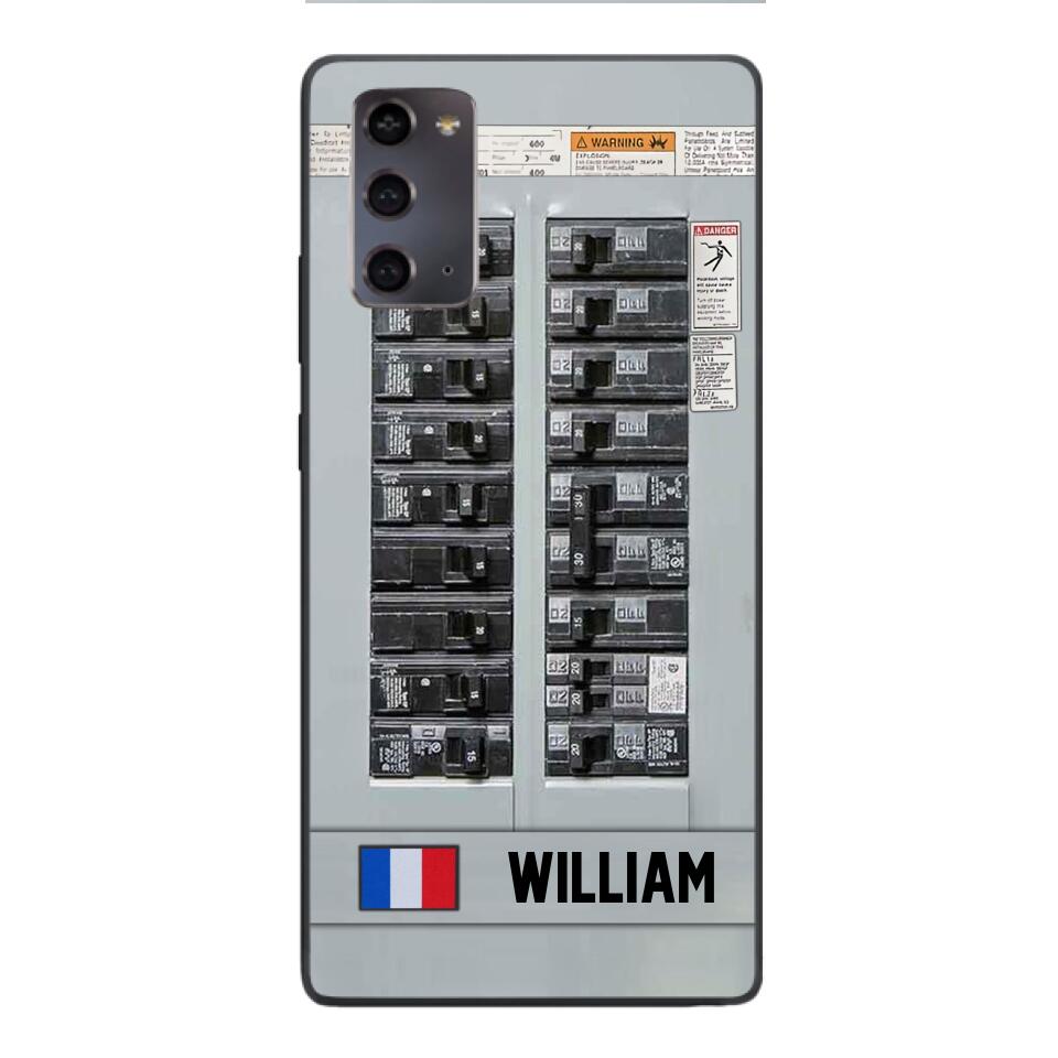Personalized France Electrician Phone Case Printed 22APR-MQ06