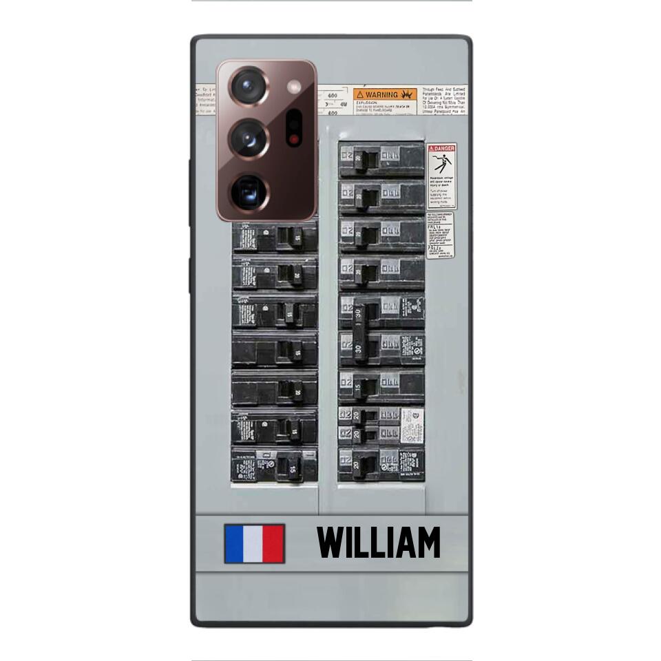 Personalized France Electrician Phone Case Printed 22APR-MQ06