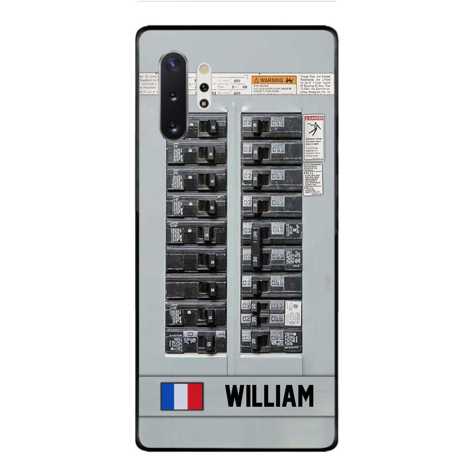 Personalized France Electrician Phone Case Printed 22APR-MQ06