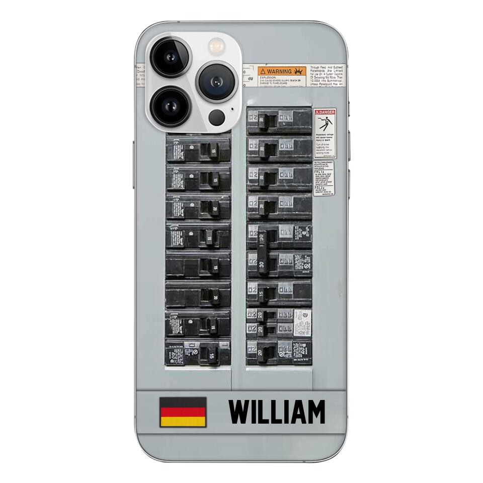 Personalized German Electrician Phone Case Printed 22APR-MQ06