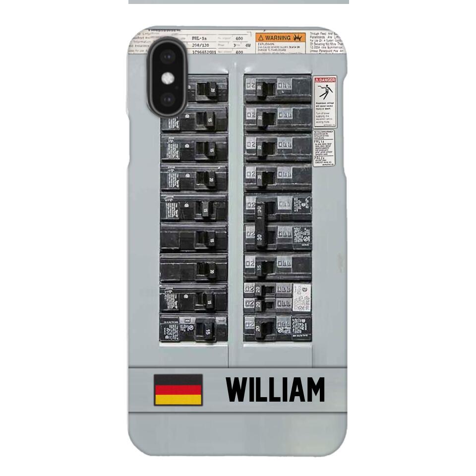 Personalized German Electrician Phone Case Printed 22APR-MQ06
