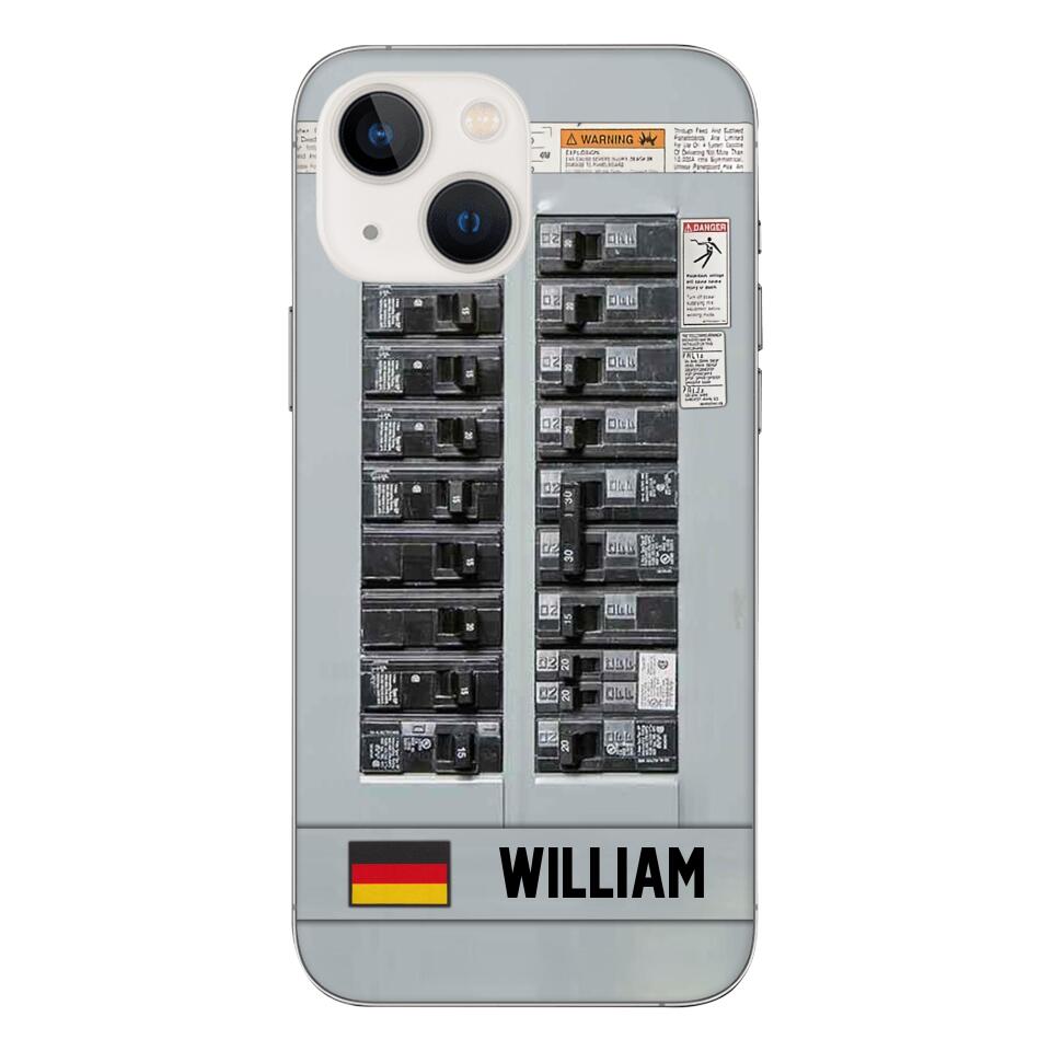Personalized German Electrician Phone Case Printed 22APR-MQ06