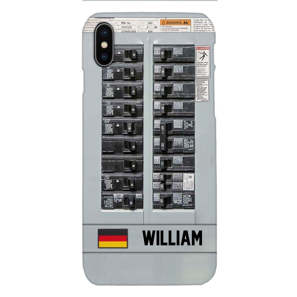 Personalized German Electrician Phone Case Printed 22APR-MQ06