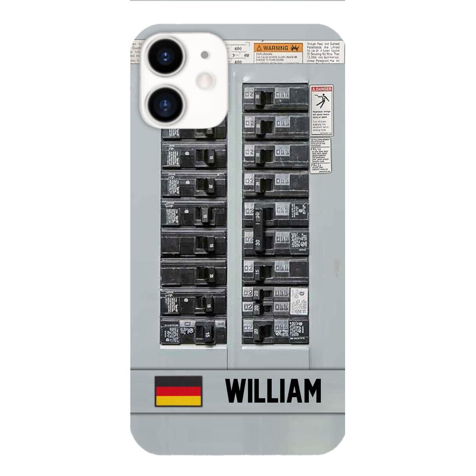 Personalized German Electrician Phone Case Printed 22APR-MQ06