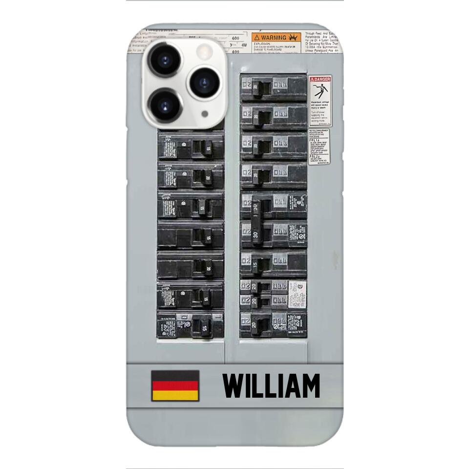 Personalized German Electrician Phone Case Printed 22APR-MQ06