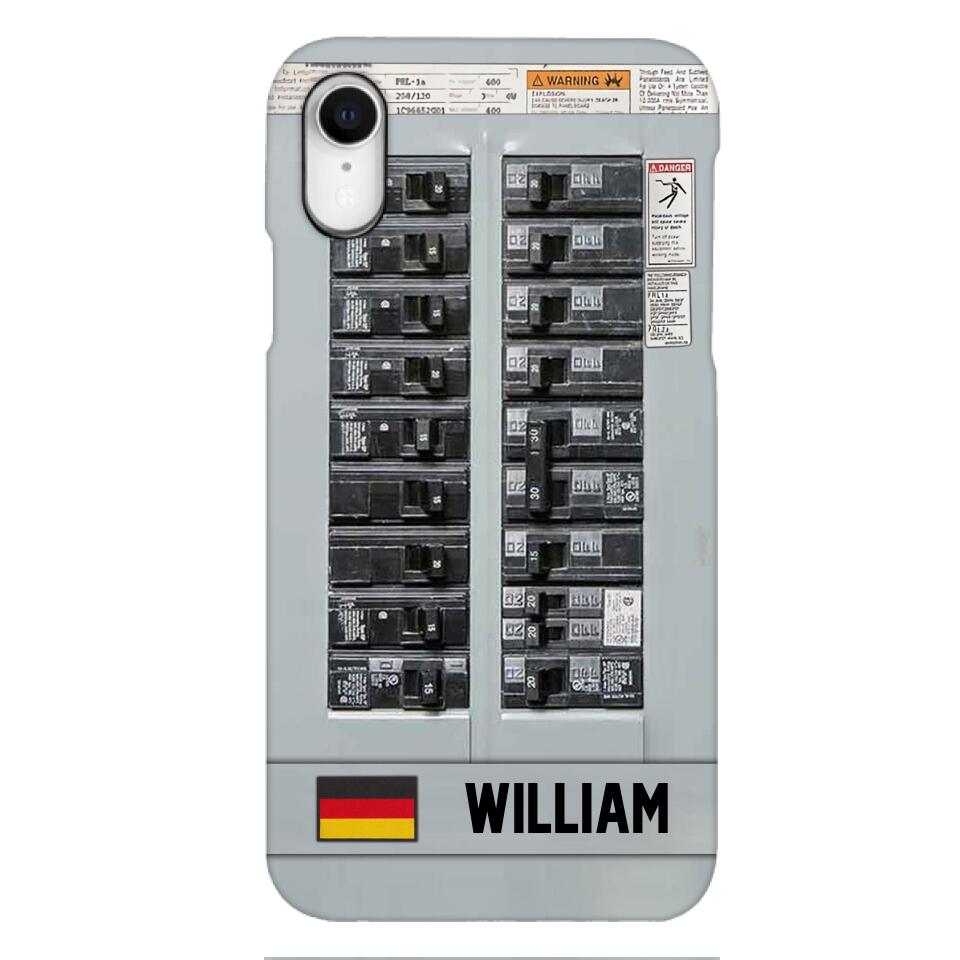 Personalized German Electrician Phone Case Printed 22APR-MQ06