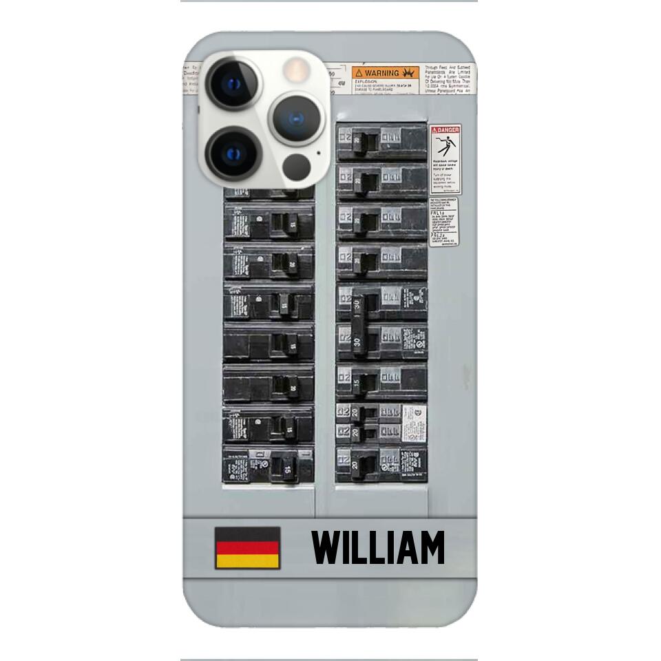 Personalized German Electrician Phone Case Printed 22APR-MQ06
