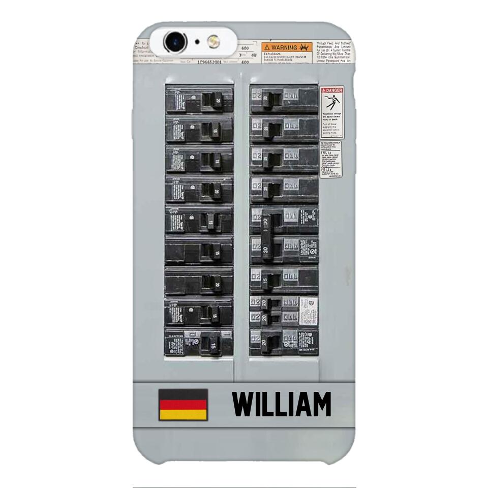 Personalized German Electrician Phone Case Printed 22APR-MQ06
