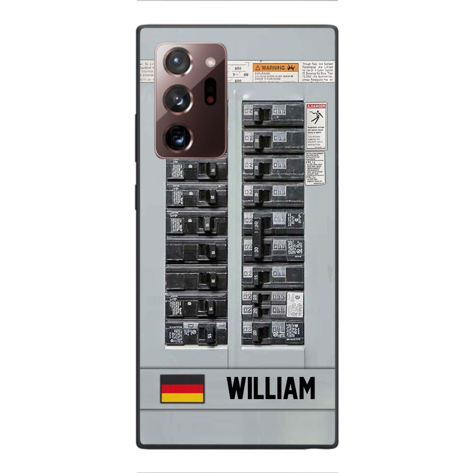Personalized German Electrician Phone Case Printed 22APR-MQ06