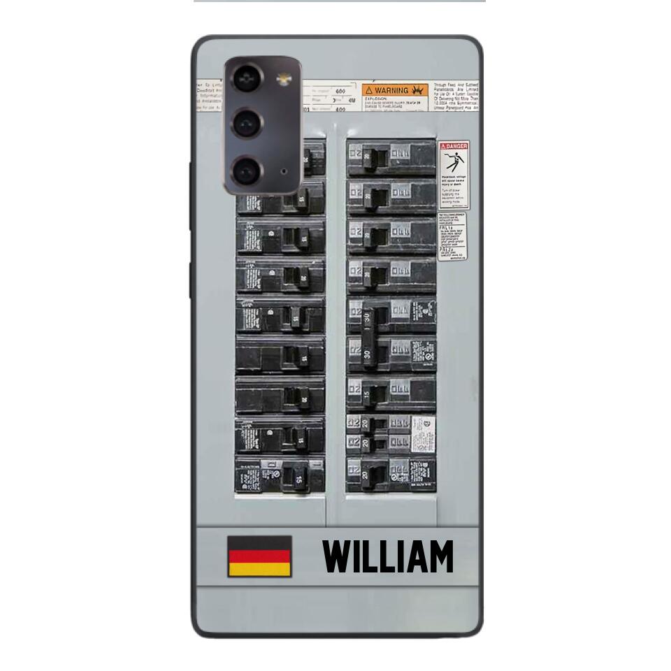 Personalized German Electrician Phone Case Printed 22APR-MQ06