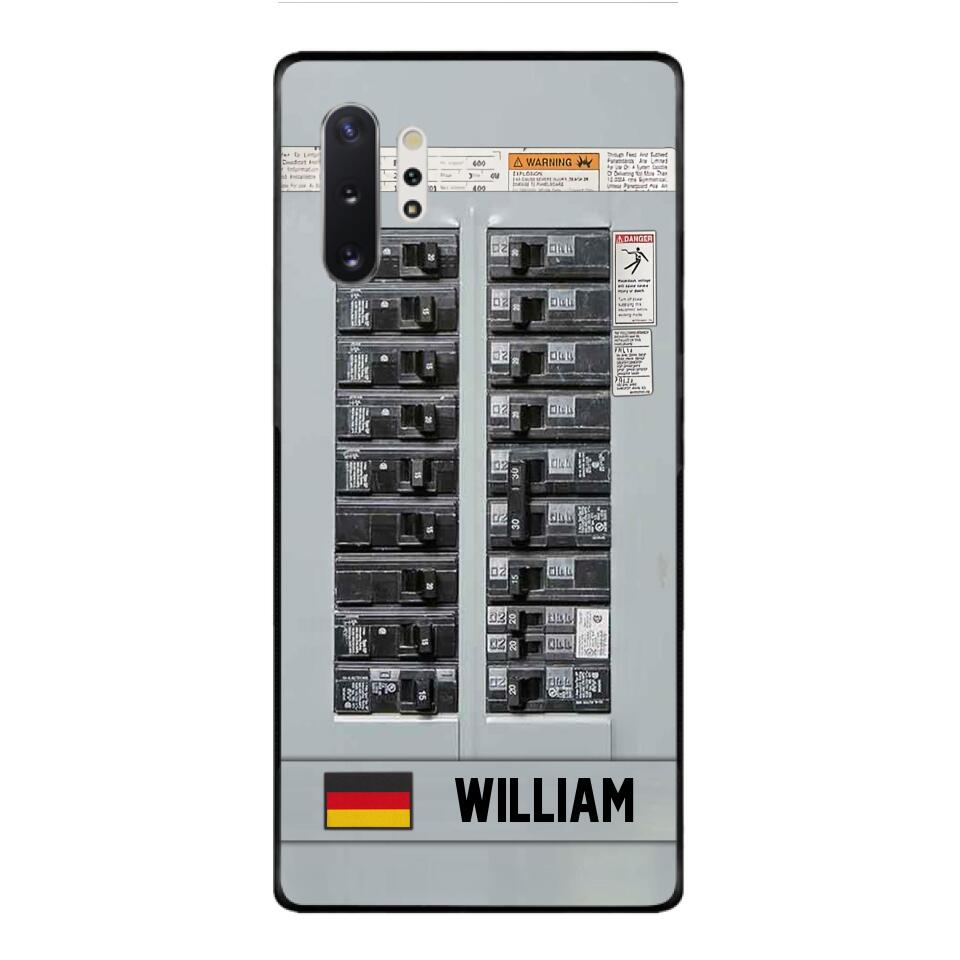 Personalized German Electrician Phone Case Printed 22APR-MQ06