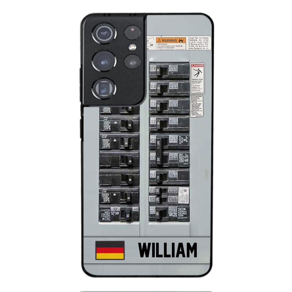 Personalized German Electrician Phone Case Printed 22APR-MQ06