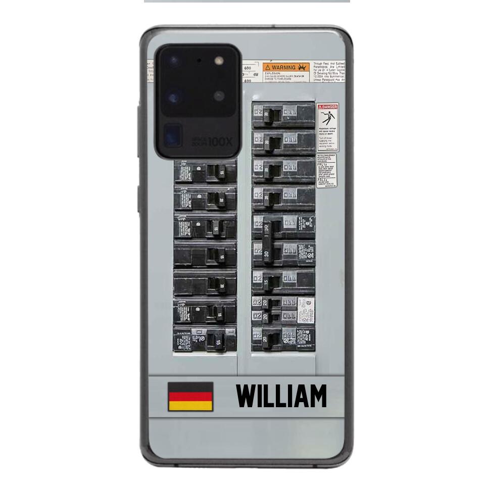 Personalized German Electrician Phone Case Printed 22APR-MQ06