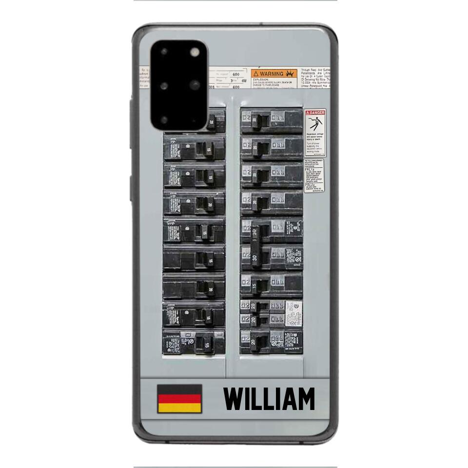 Personalized German Electrician Phone Case Printed 22APR-MQ06