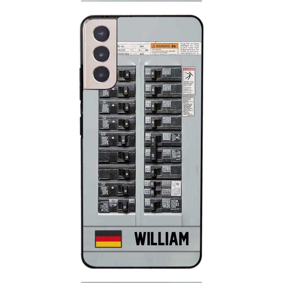 Personalized German Electrician Phone Case Printed 22APR-MQ06