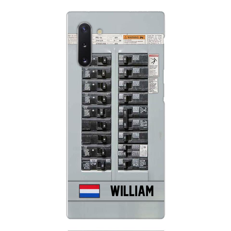 Personalized Netherlands Electrician Phone Case Printed 22APR-MQ06