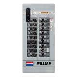 Personalized Netherlands Electrician Phone Case Printed 22APR-MQ06