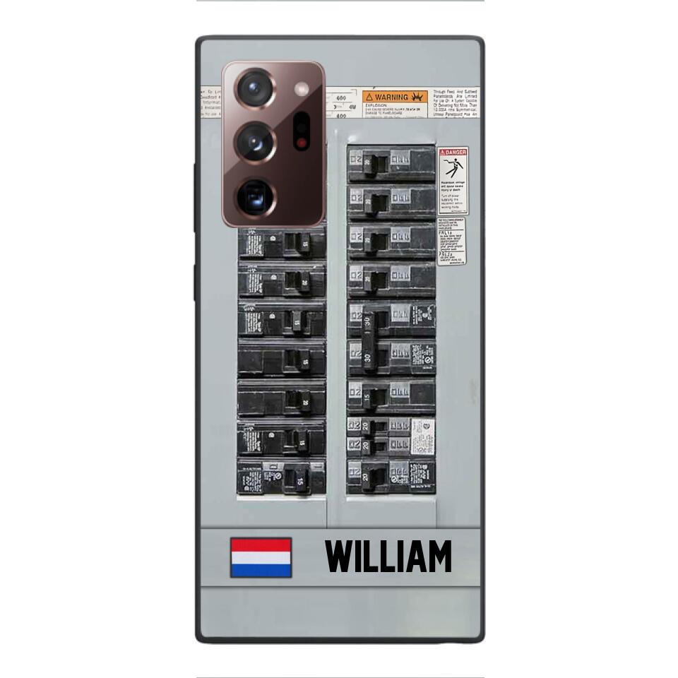 Personalized Netherlands Electrician Phone Case Printed 22APR-MQ06