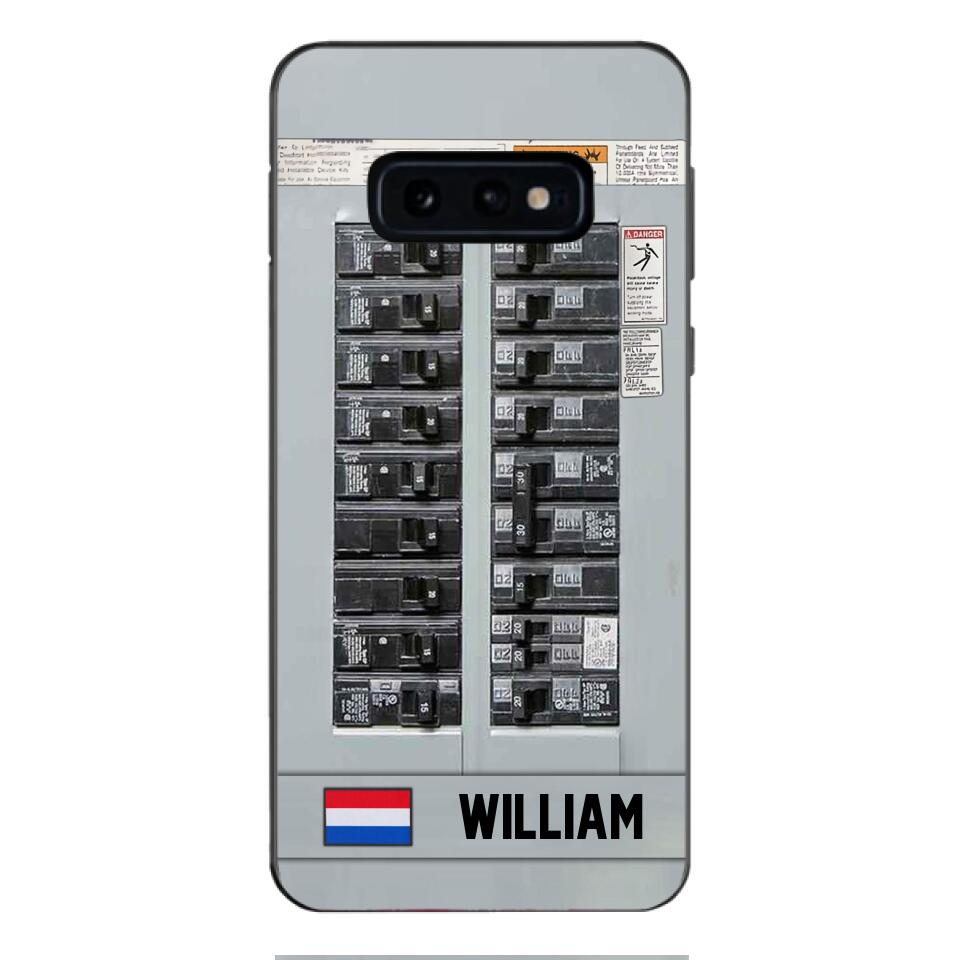 Personalized Netherlands Electrician Phone Case Printed 22APR-MQ06