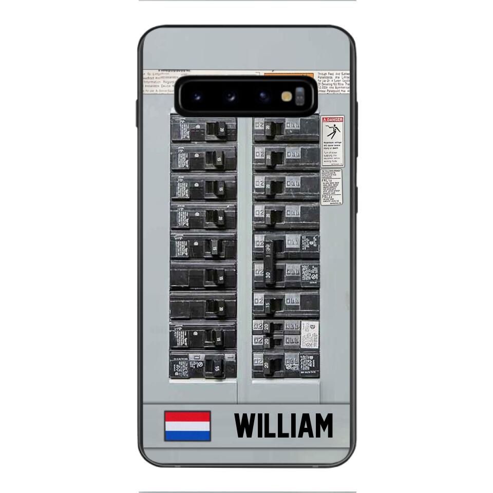 Personalized Netherlands Electrician Phone Case Printed 22APR-MQ06