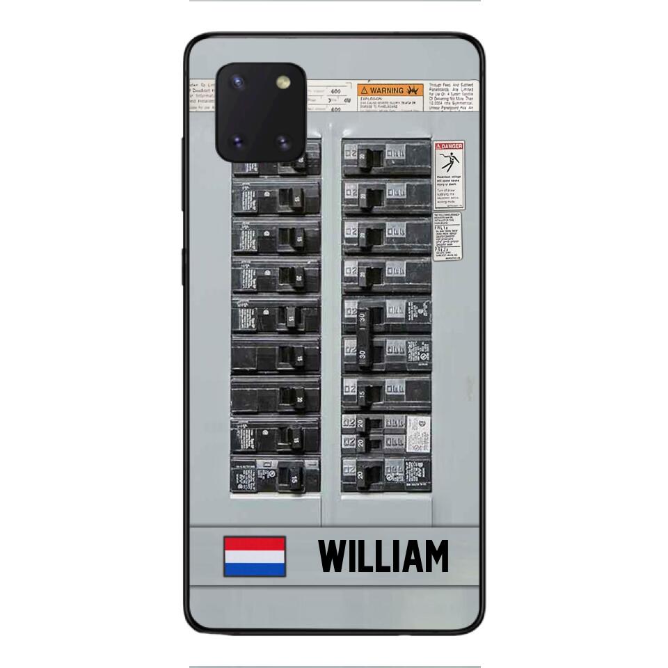 Personalized Netherlands Electrician Phone Case Printed 22APR-MQ06