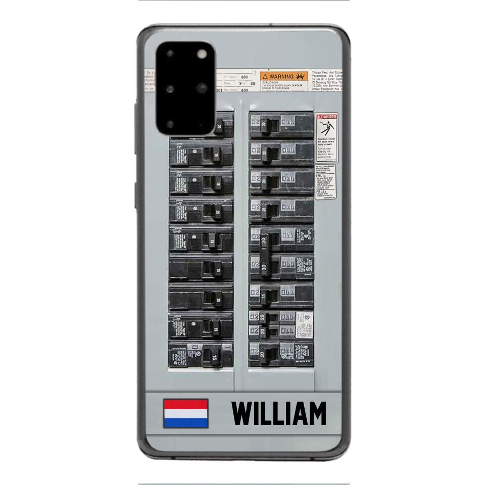 Personalized Netherlands Electrician Phone Case Printed 22APR-MQ06