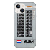 Personalized Netherlands Electrician Phone Case Printed 22APR-MQ06