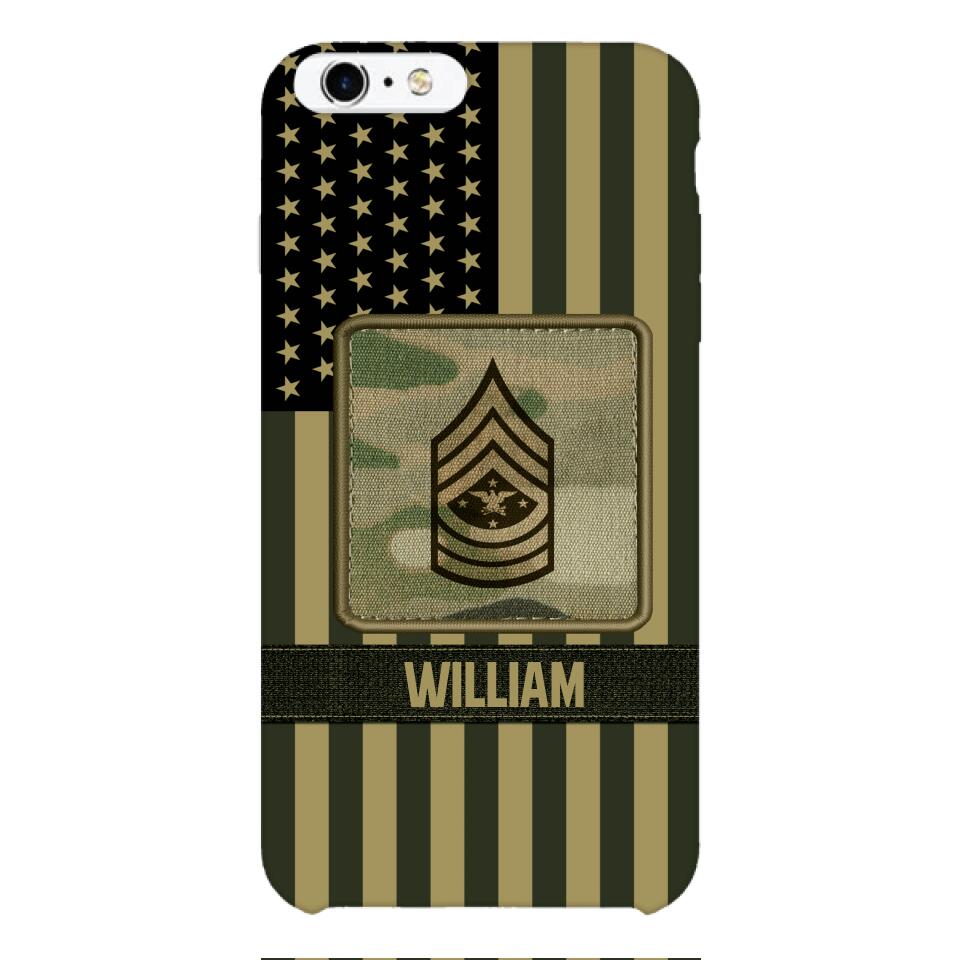 DH Personalized U.S Soldier Phone Case Printed DT064