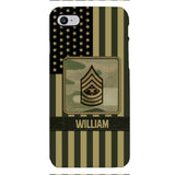 DH Personalized U.S Soldier Phone Case Printed DT064