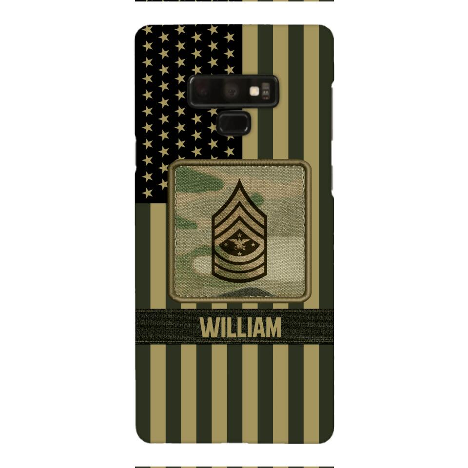 DH Personalized U.S Soldier Phone Case Printed DT064