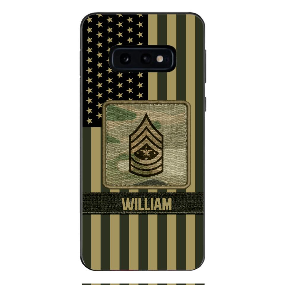 DH Personalized U.S Soldier Phone Case Printed DT064