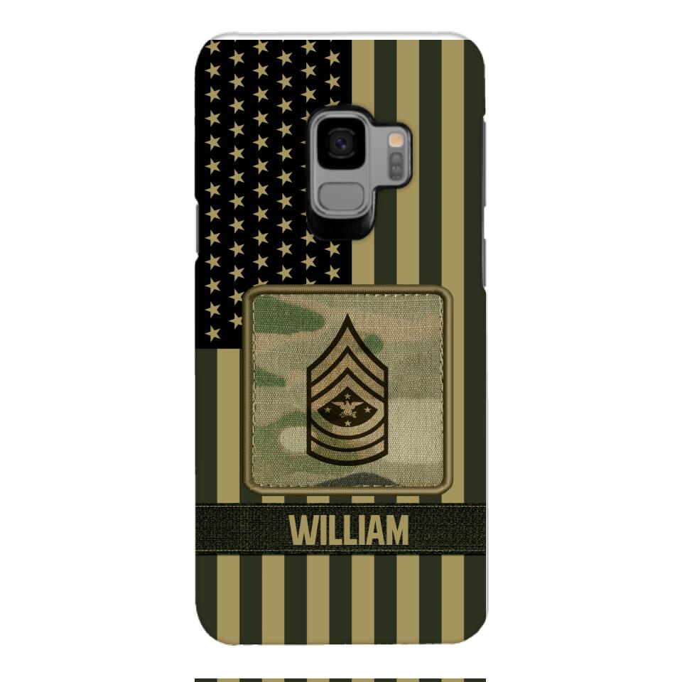 DH Personalized U.S Soldier Phone Case Printed DT064
